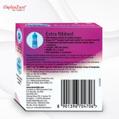 Durex Extra Ribbed Pack of 3