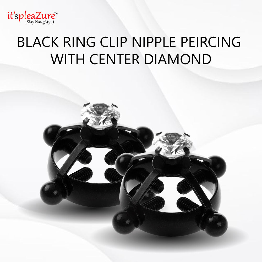 Itspleazure Black Ring Nipple Clamp