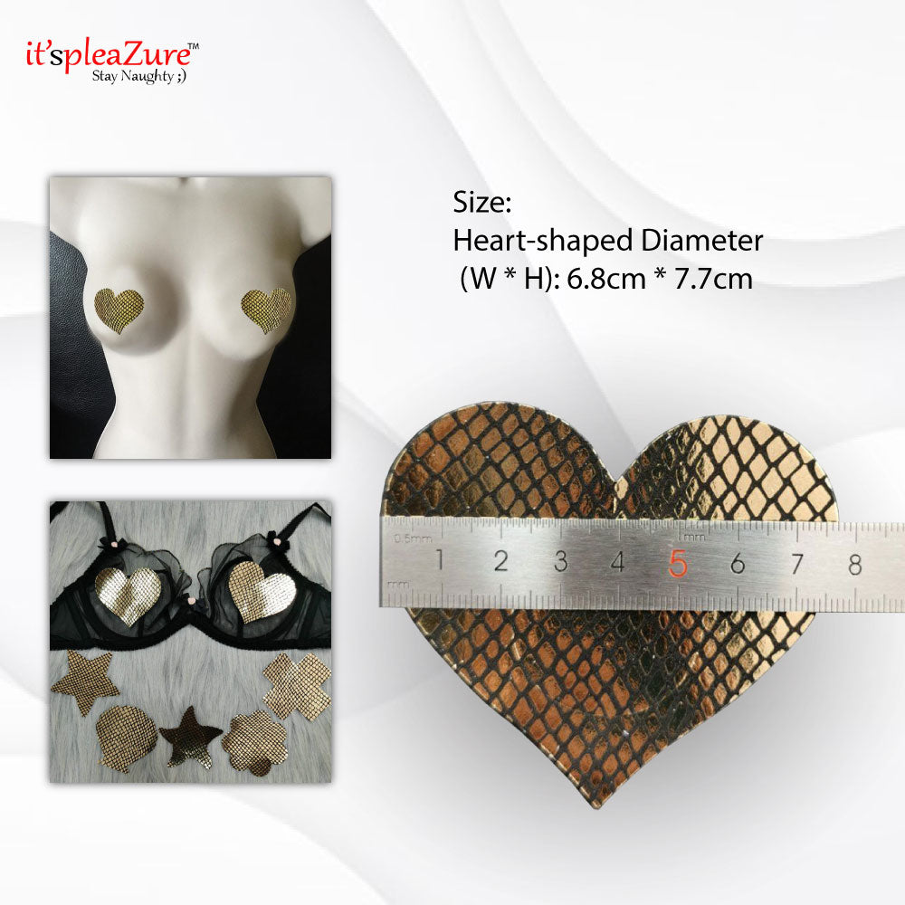 Self adhesive Heart shape Nipple Pasty for Women at Itspleazure
