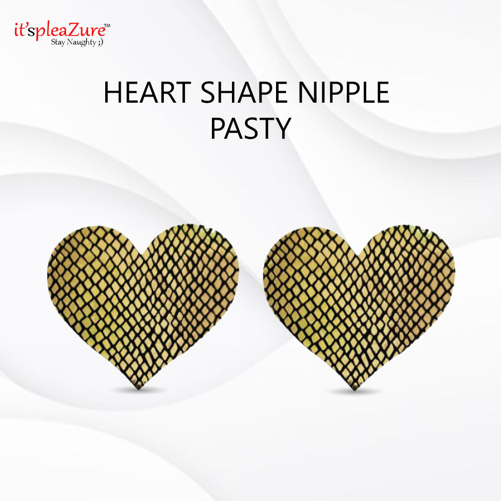 Self adhesive Heart shape Nipple Pasty for Women at Itspleazure