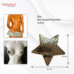 Itspleazure snake skin textured nipple covers