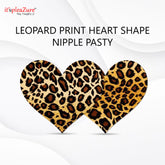 Leopard Print Heart shaped Nipple Pasties by Itspleazure