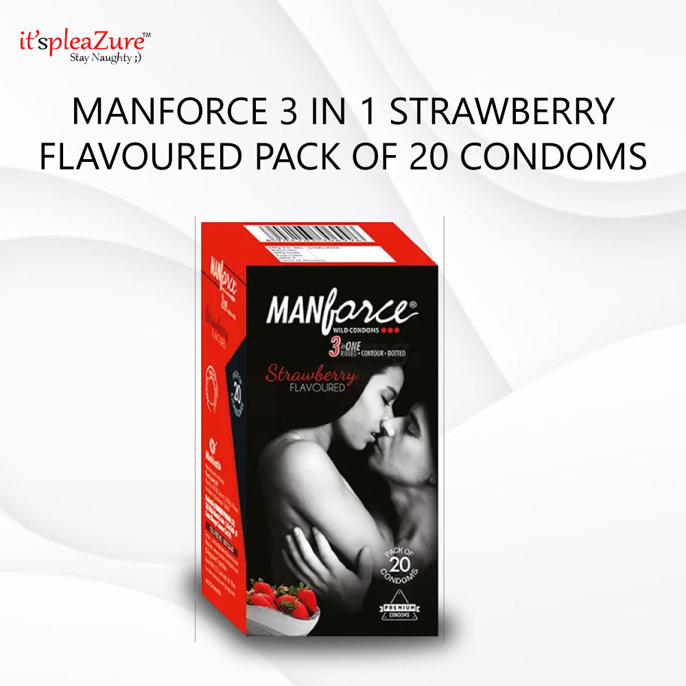 Manforce Strawberry 20s pack condom