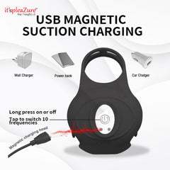 Magnetic USB charging for penis vibrator - compatible with power banks
