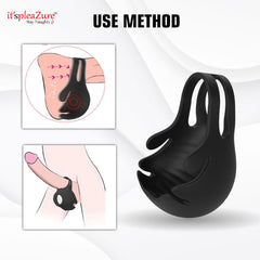 it'spleaZure vibrating penis ring use guide - 10 frequency settings