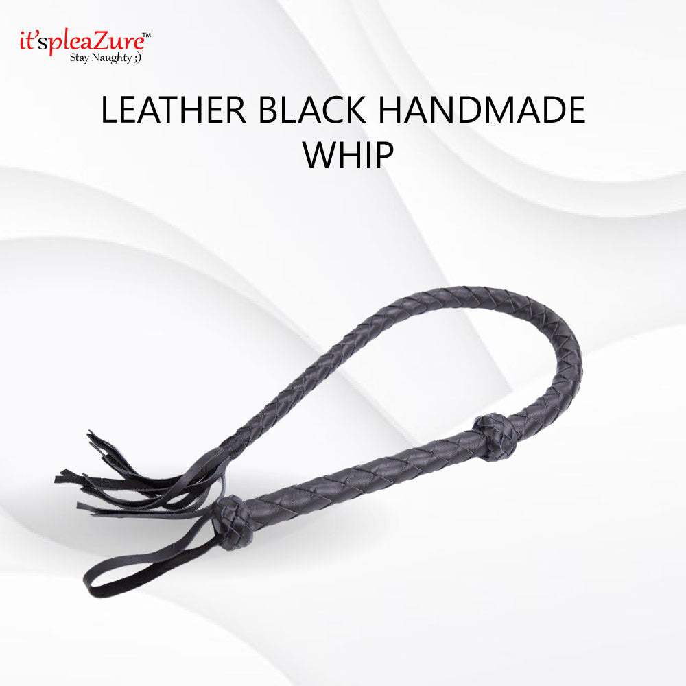 Leather Black Handmade Flogger