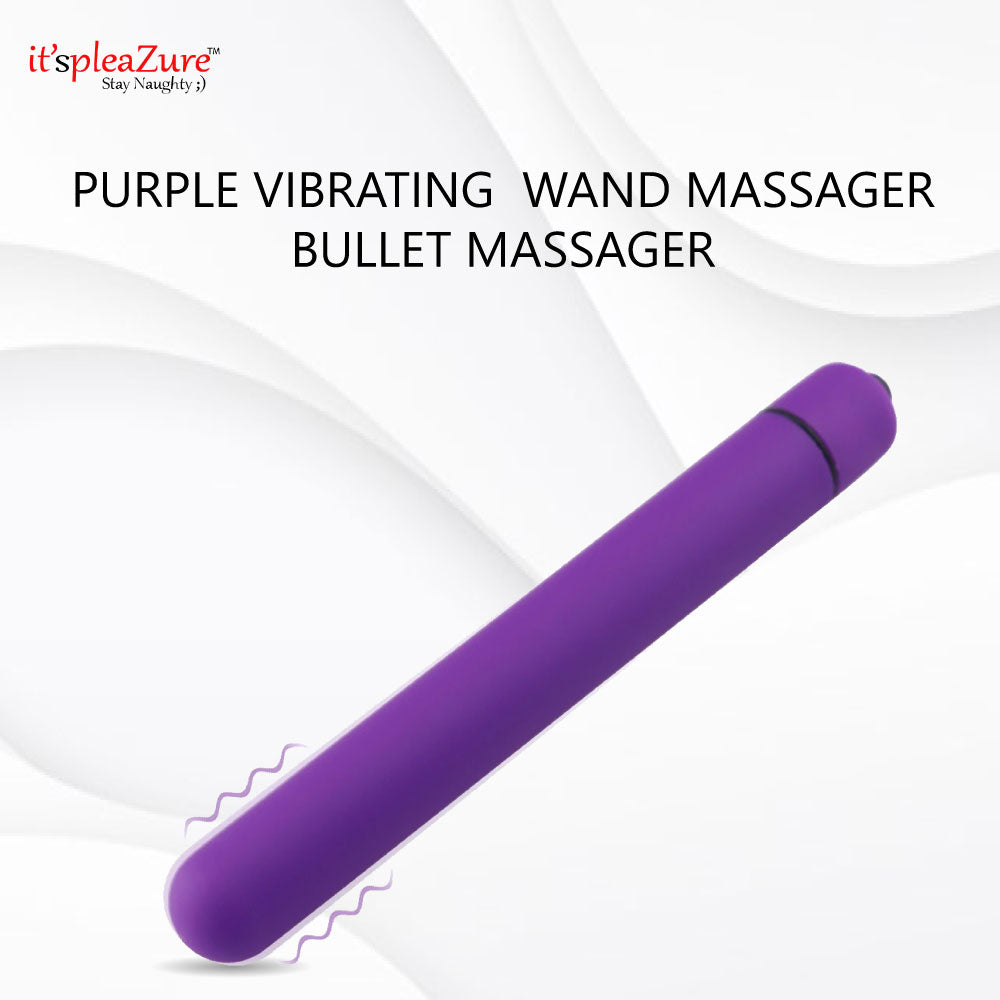 Vibrating wand bullet vibrator