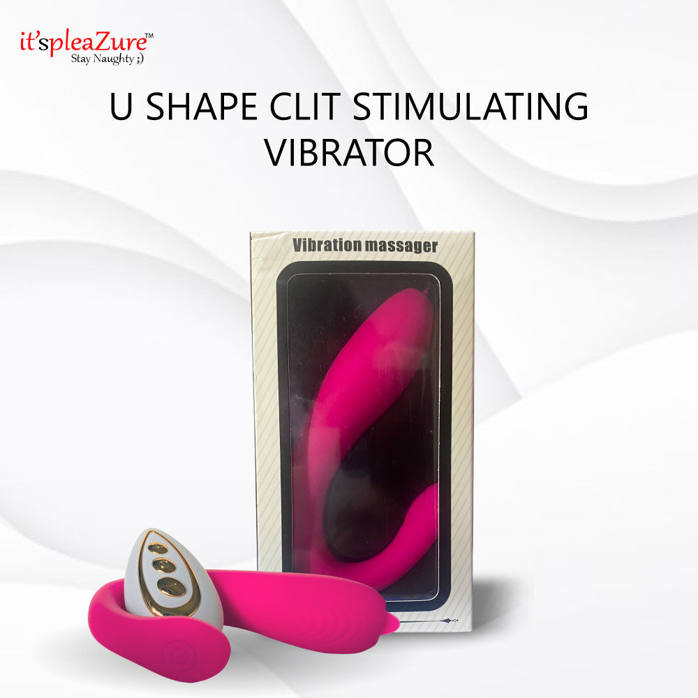 it'spleaZure U-shape vibrator - dual clit and G-spot stimulator