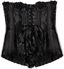 Women's Sexy Beaded Black Corset