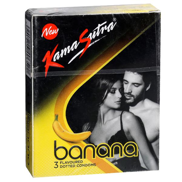 KamaSutra Banana Condoms Pack of 3