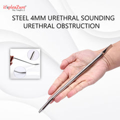Itspleazure steel 4mm urethral Dilator Rod 