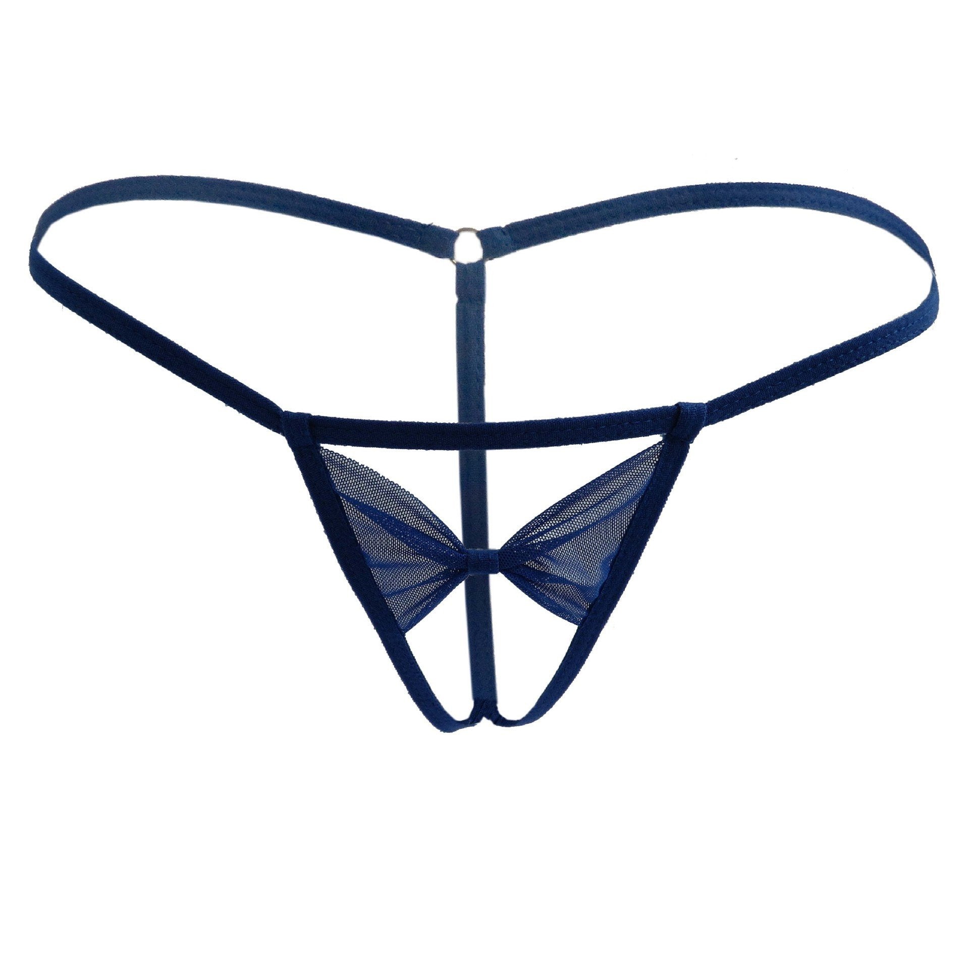 Blue Bikini Mini G-String for Women at itspleaZure