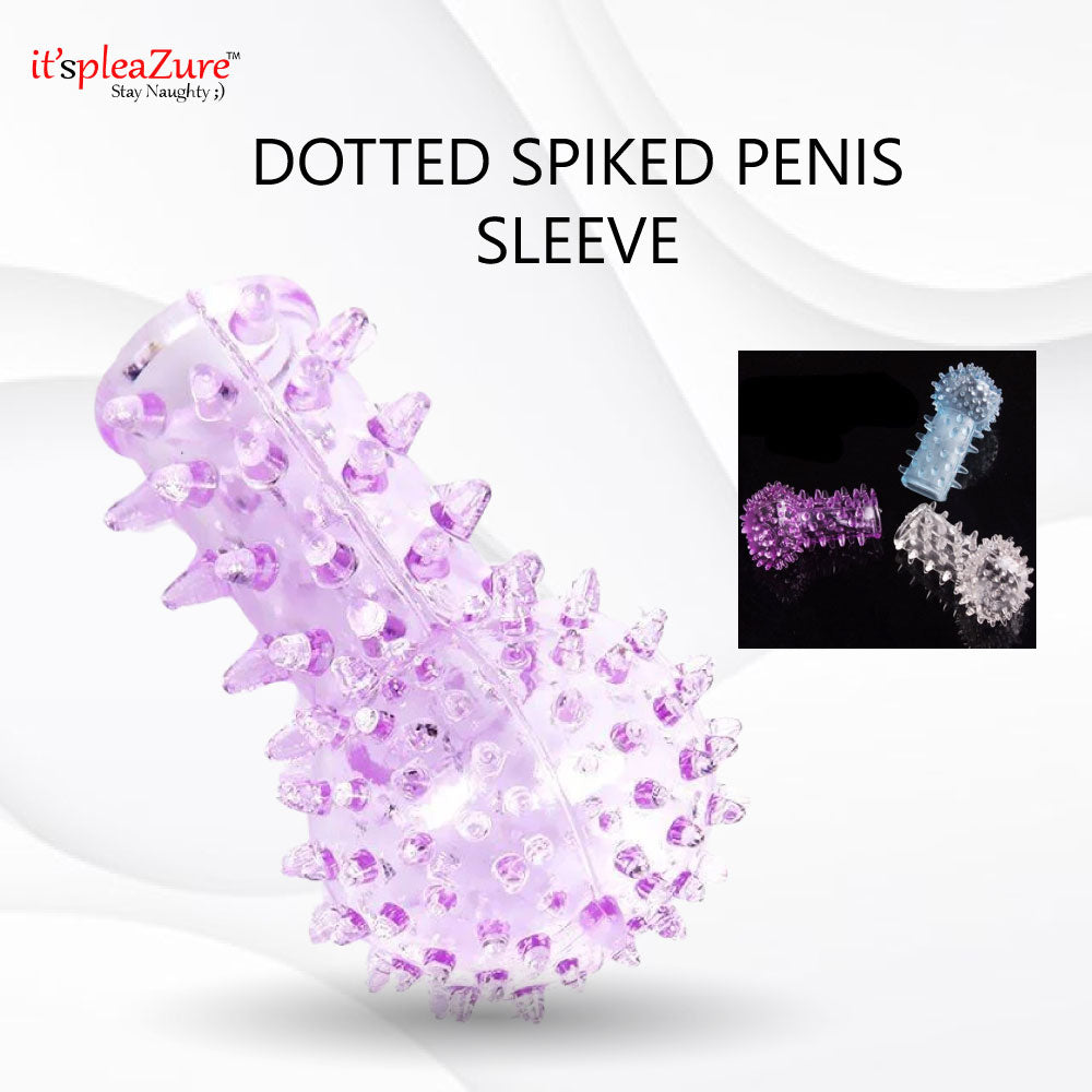 Dotted Spiked Penis Sleeve for Men at Itspleazure
