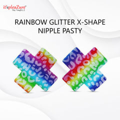 X rainbow Nipples cover by Itspleazure