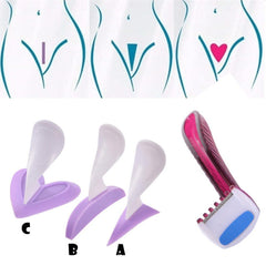 Bikini Hair shaping tools on Itspleazure