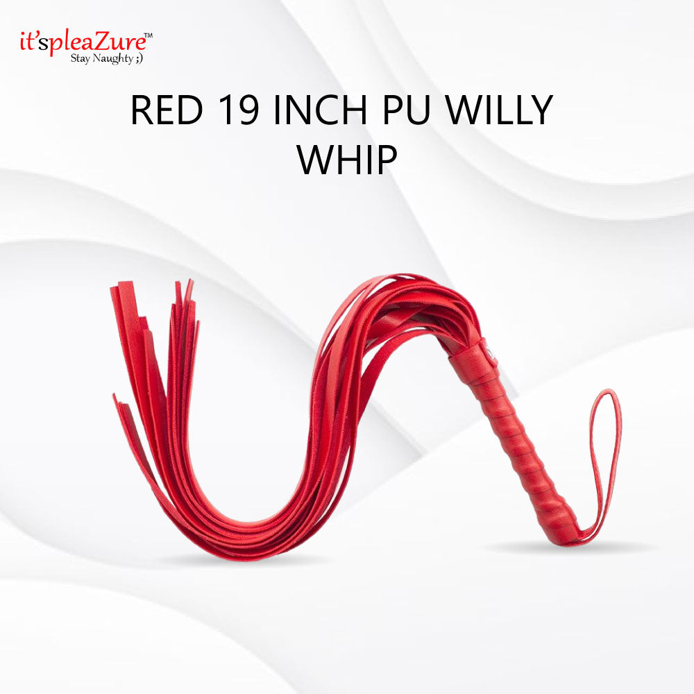 Itsplepazure Red PU Leather Flogger