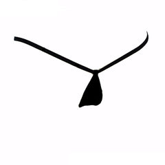 Itspleazure Teardrop Thong-Black