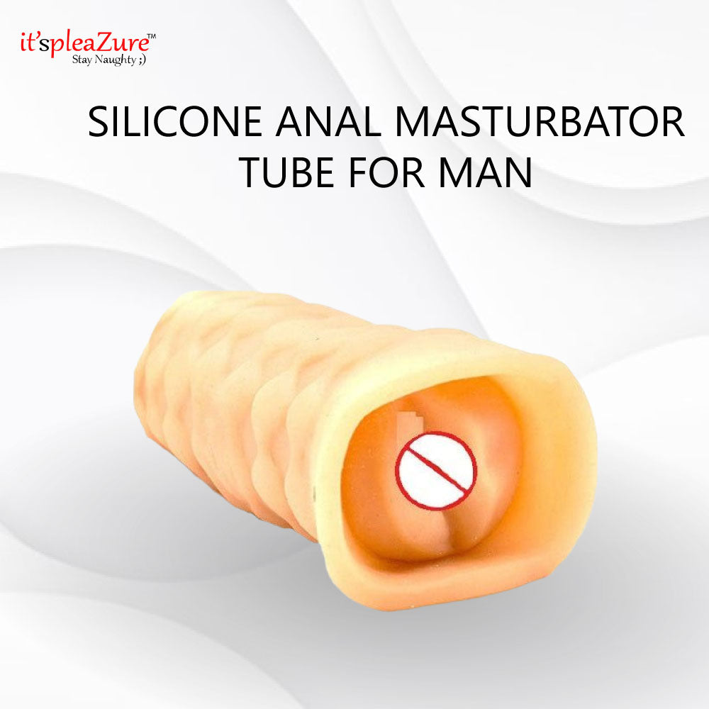 Itspleazure Silicone Masturbating Tube for Men
