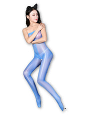 ItspleaZure Women's Glitter Shimmering Shiny Sheer Glossy Tights Stockings & Free Thong (Freesize_Q2MBS075BL_ARBT) for at itspleaZure