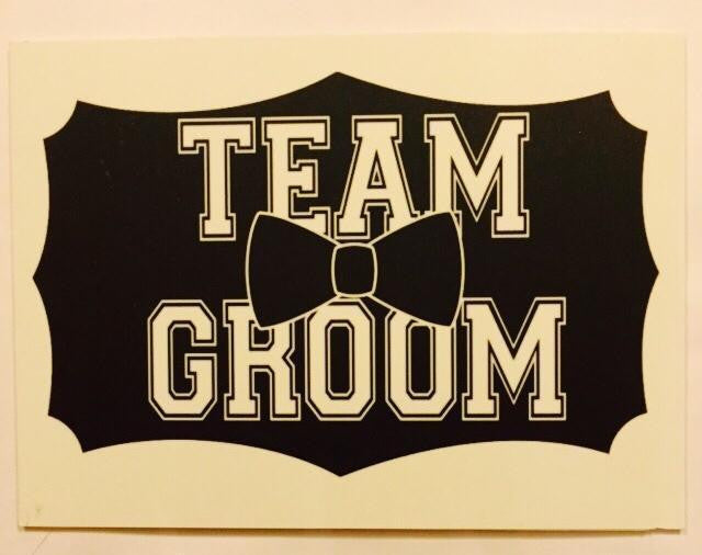 ItspleaZure TEAM GROOM Photo booth board for at itspleaZure
