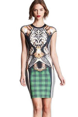 ItspleaZure Woman's Cover Canyon Magic Armor Neoprene Dress for at itspleaZure