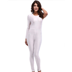 One Sleeve White Jumpsuit for Women at itspleaZure