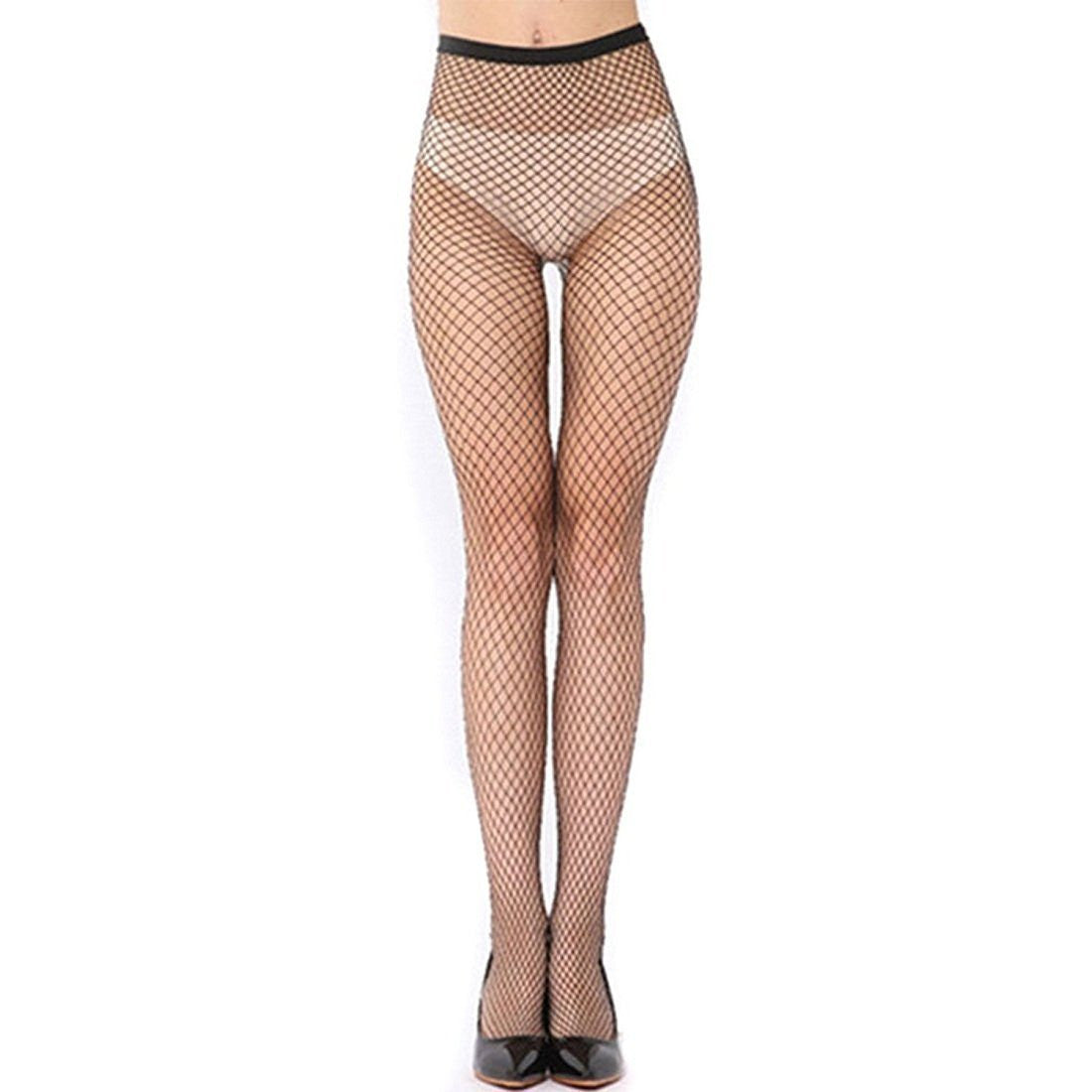 ItspleaZure Women's Fishnet Lingerie Stockings Black for at itspleaZure