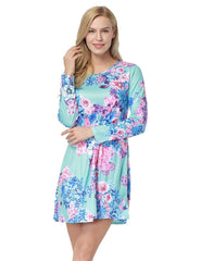 Floral Print Mini Ruffle Party wear Dress for women at itspleaZure