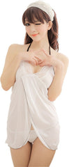 ItspleaZure Women's New White Charming Teddy Q2LCL009WH for at itspleaZure