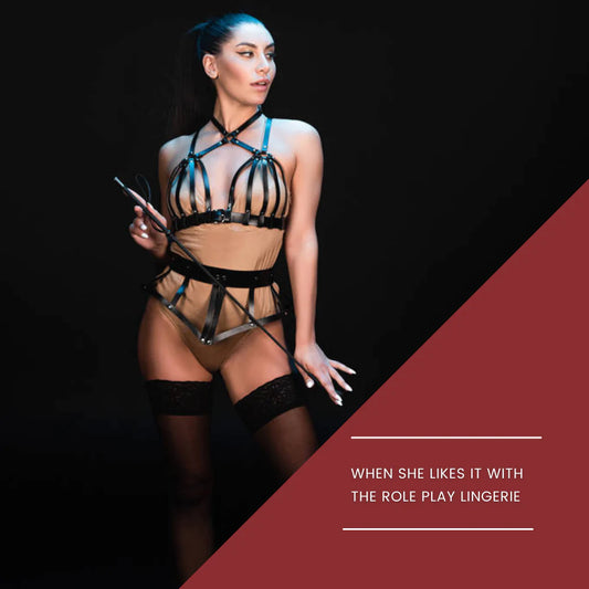 Itspleazure blog -  When she likes it with the Role Play Lingerie