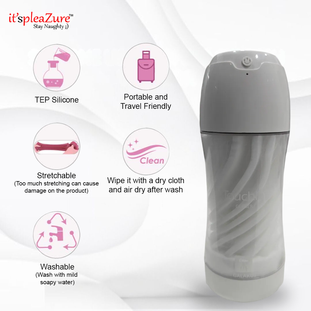 Touchin Vibrating Masturbator for Men on Itspleazure