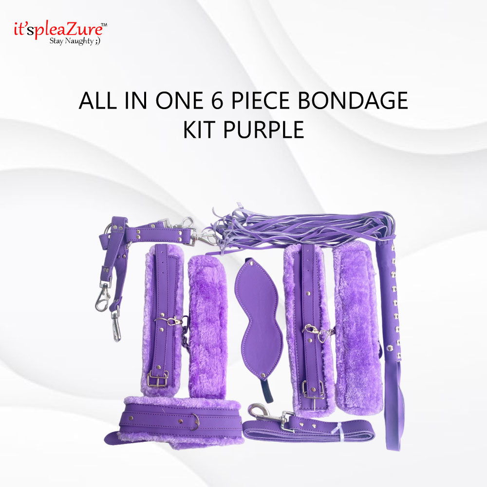 Purple soft Bondage Kit for Kinky Couples on Itspleazure 
