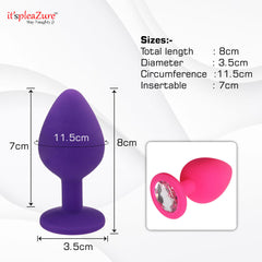 Size of a anal plug on Itspleazure 