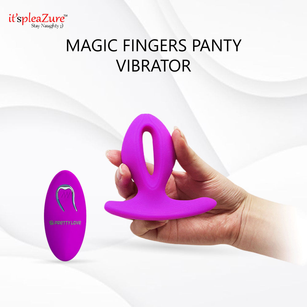 Magic fingers Panty vibrator on Itspleazure 
