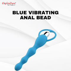 ItspleaZure Blue Vibrating Anal Bead