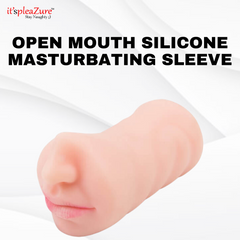 Itspleazure Open Mouth Silicone Masturbating Sleeve