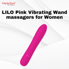 LILO Pink Vibrating Wand massagers for Women on ItspleaZure