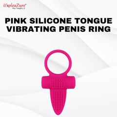 Itpleazure Pink Silicone Vibrating Penis Ring