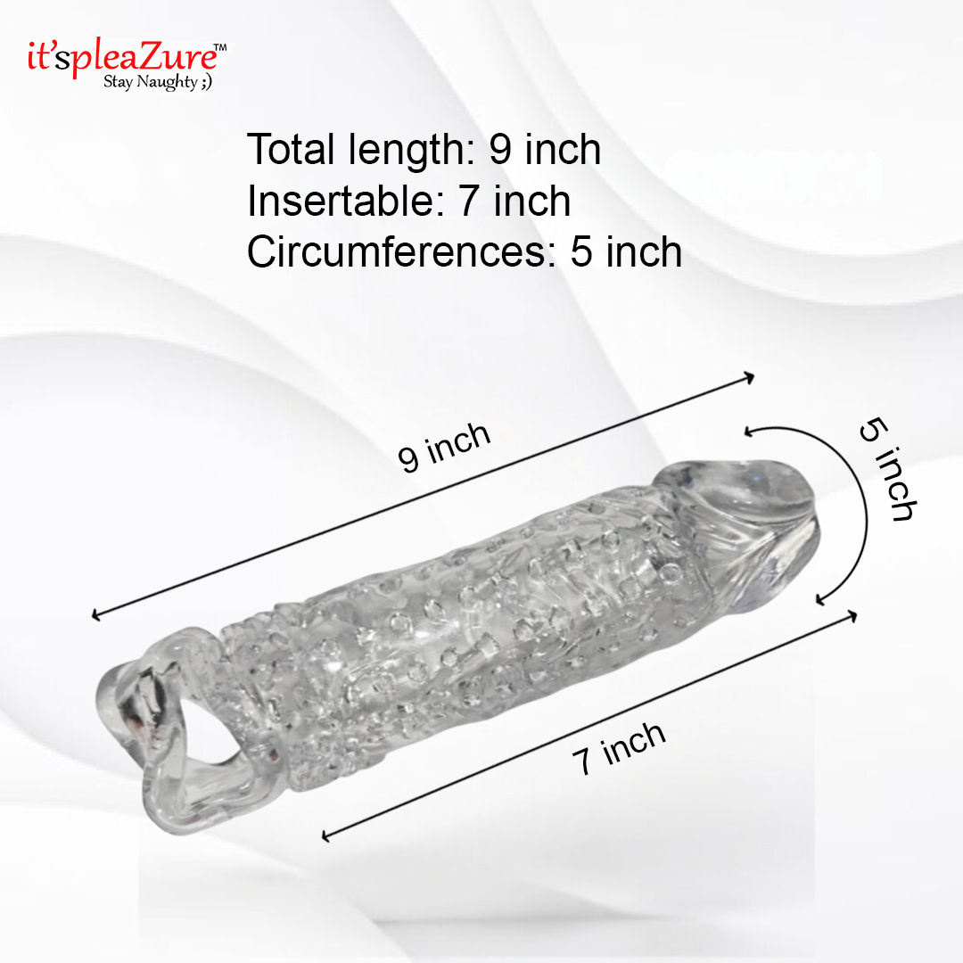 Itspleazure's Transperent Penis Sleeve With Spikes