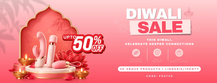 ItsPleazure Diwali Sale – Enjoy [50]% Off on Sexual Wellness Products with Exclusive Diwali Offers. Shop Online in India.