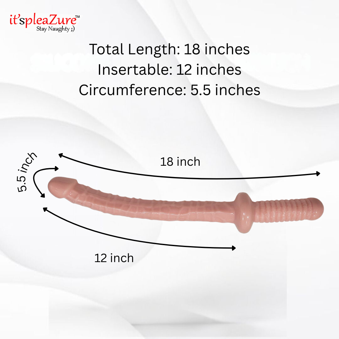 Measurement chart of a product with dimensions labeled on a white background.