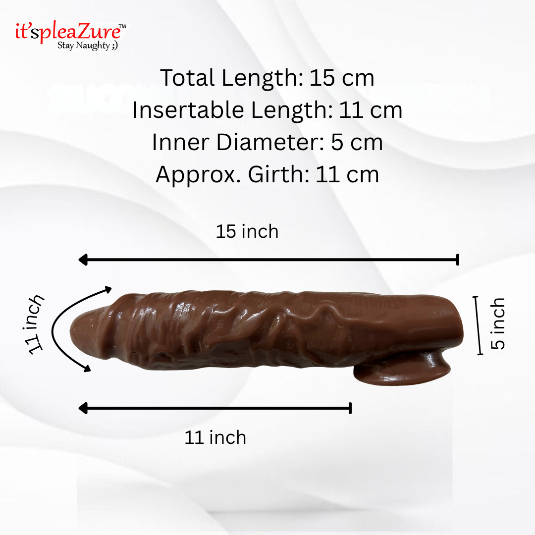 ItspleaZure Silicone Pro Extender Penis Sleeve