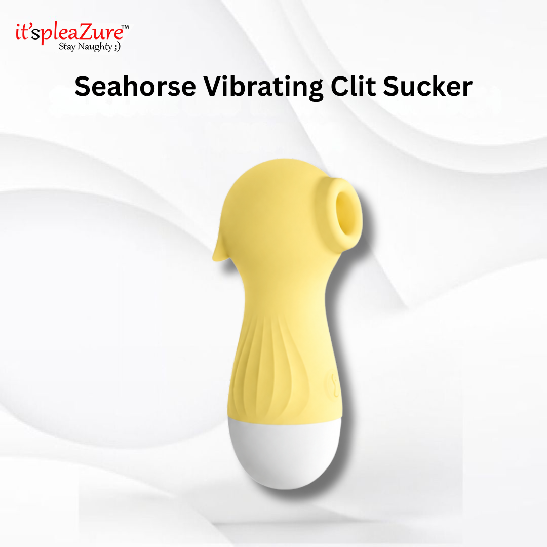 ItspleaZure Yellow Vibrating Clit Sucker – 10 Frequency Settings