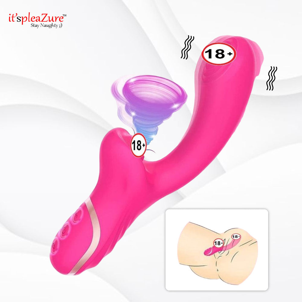 insertable clit sucking vibrator for women on Itspleazure