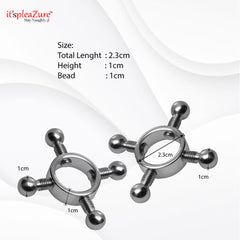 Size of nipple clamp ring on Itspleazure  