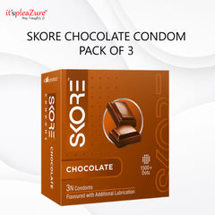 skore chocolate flavored condom on Itspleazure
