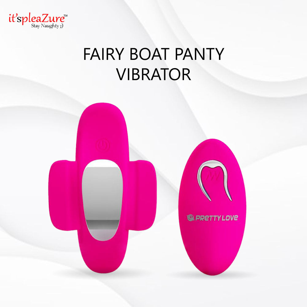 Pretty love fairy boat panty vibrator on Itspleazure 