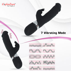 Multispeed rabbit dildo vibrator on Itspleazure 