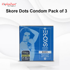 Skore Blues Colored Condom pack of 3