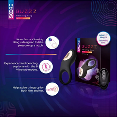 Skore Buzzs Rechargeable Vibrating Penis Ring